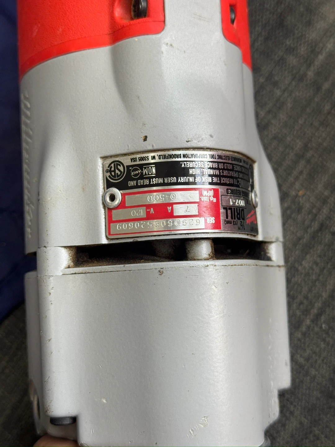 Milwaukee 7 Amp 1/2 in. Right-Angle Drill Kit - photo 3