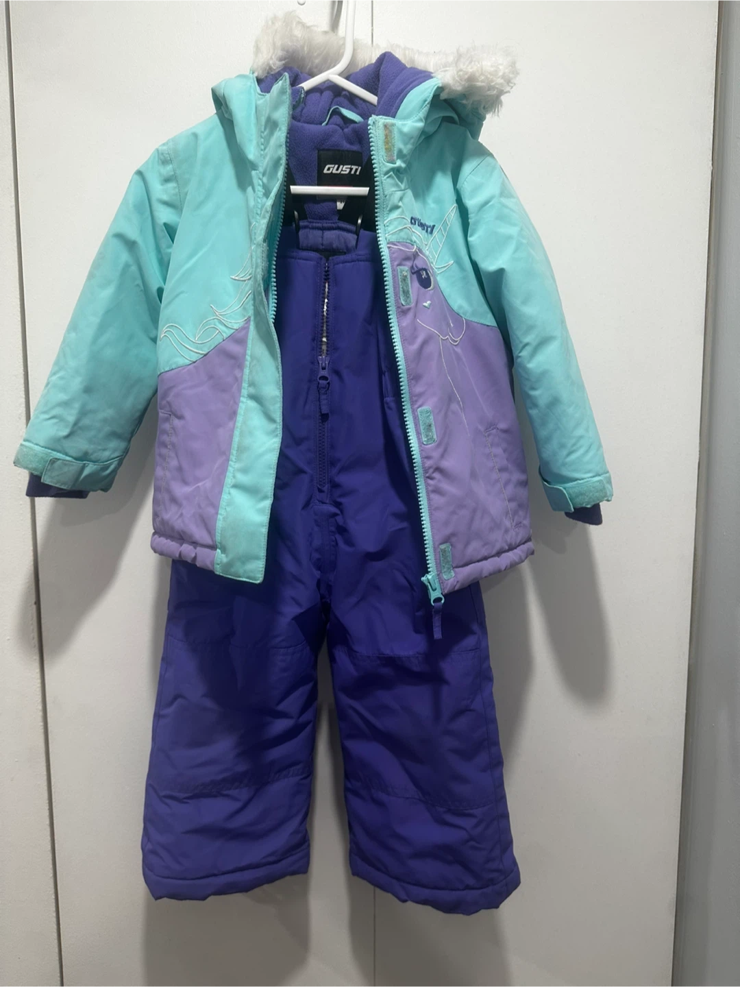 Gusti Unicorn Snowsuit- 2T