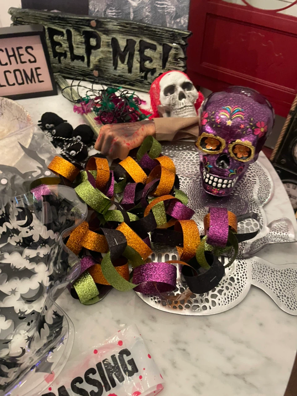 Assorted Halloween Decor and Tableware Bundle - photo 2