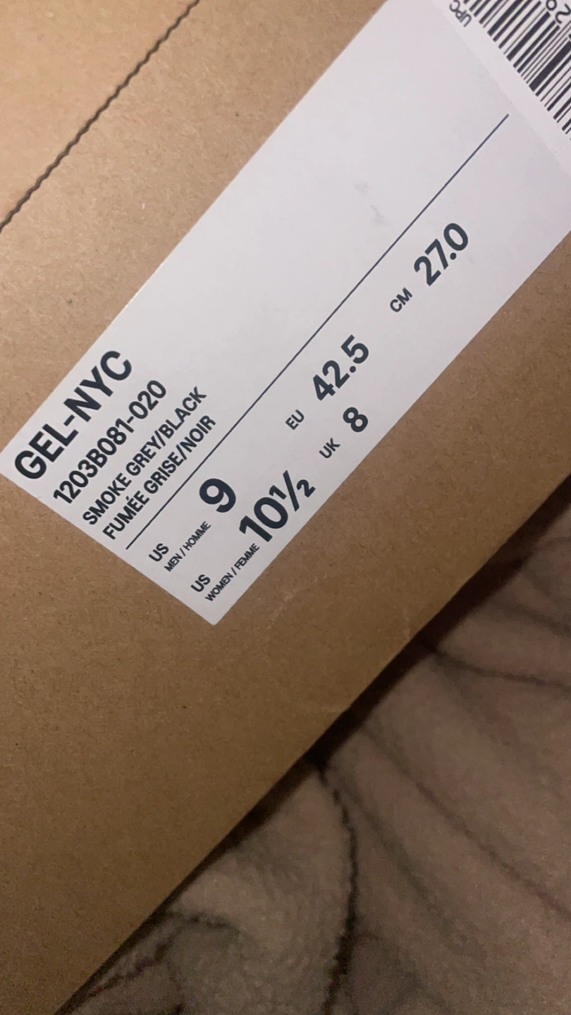 ASICS Gel-NYC Smoke Grey/Black - photo 2