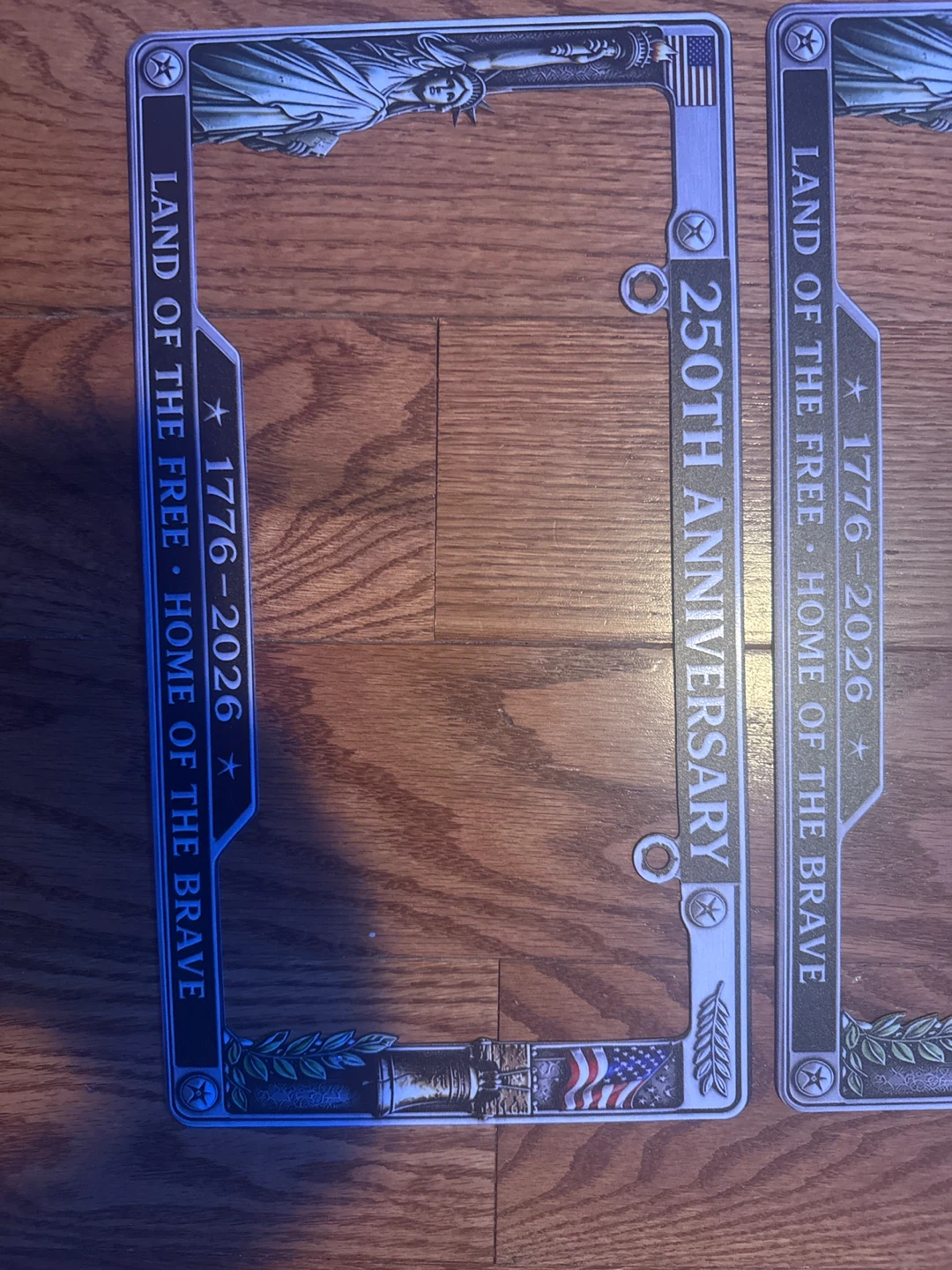 250th Anniversary License Plate Frames - Set of 2 - photo 3