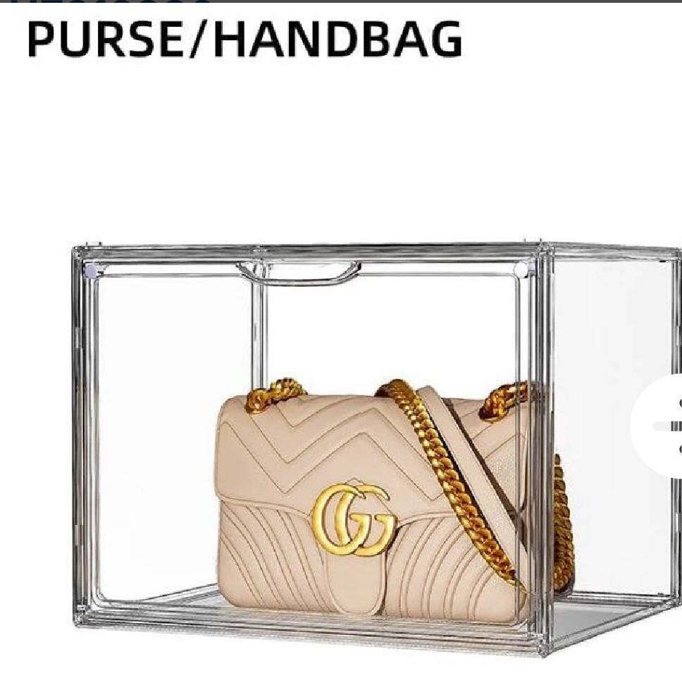 Clear Acrylic Purse Storage Display Case( set of 2 )