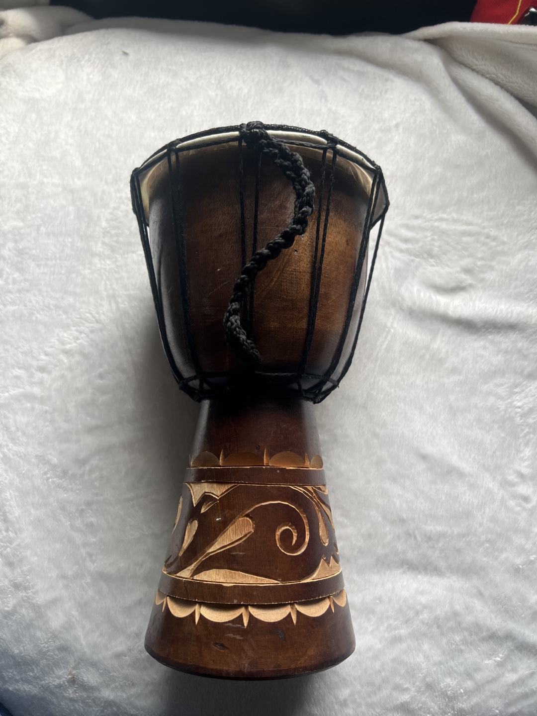 Small Wooden Djembe Drum - photo 2