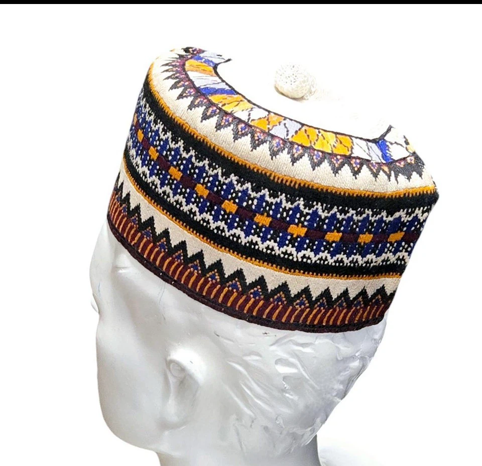 Traditional Embroidered Kufi Hat