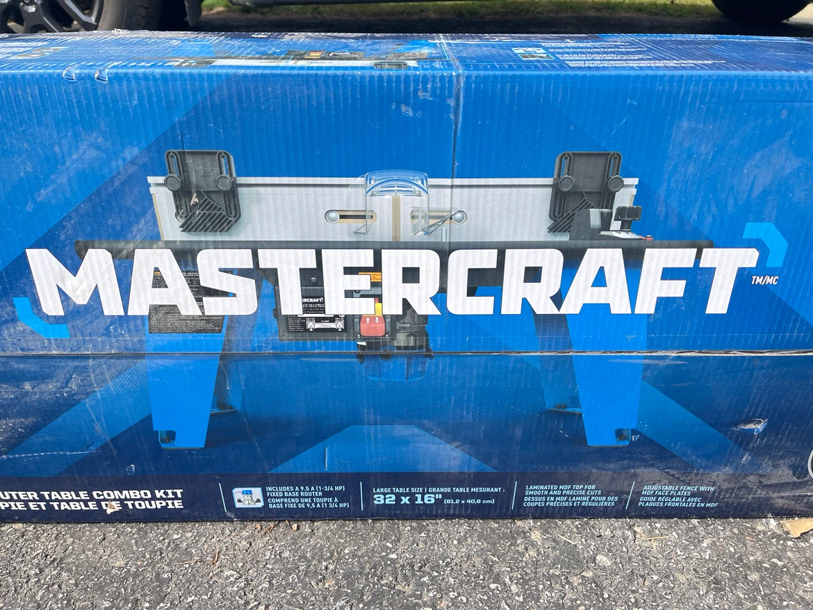 Mastercraft Router and Router Table Combo Kit
