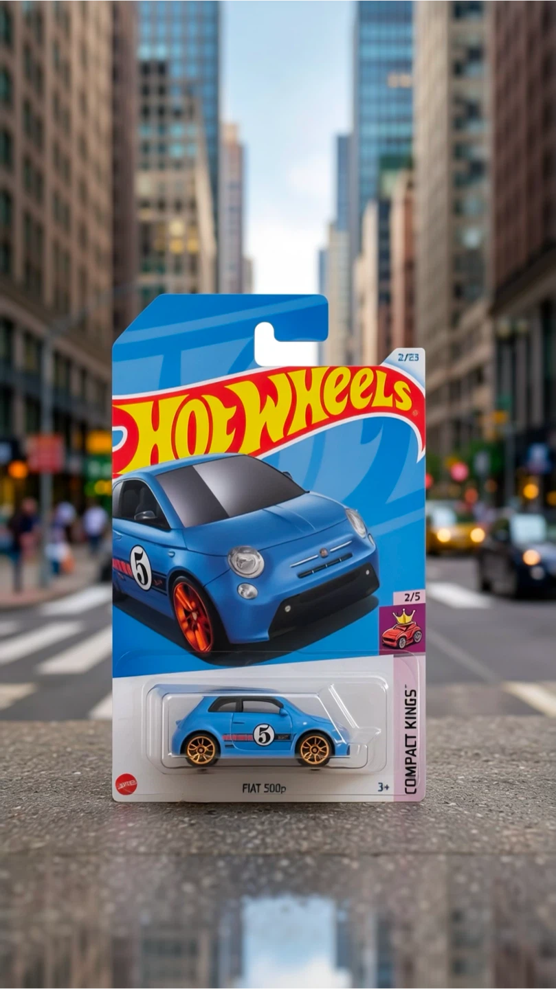 Hot Wheels Fiat 500e set - photo 2