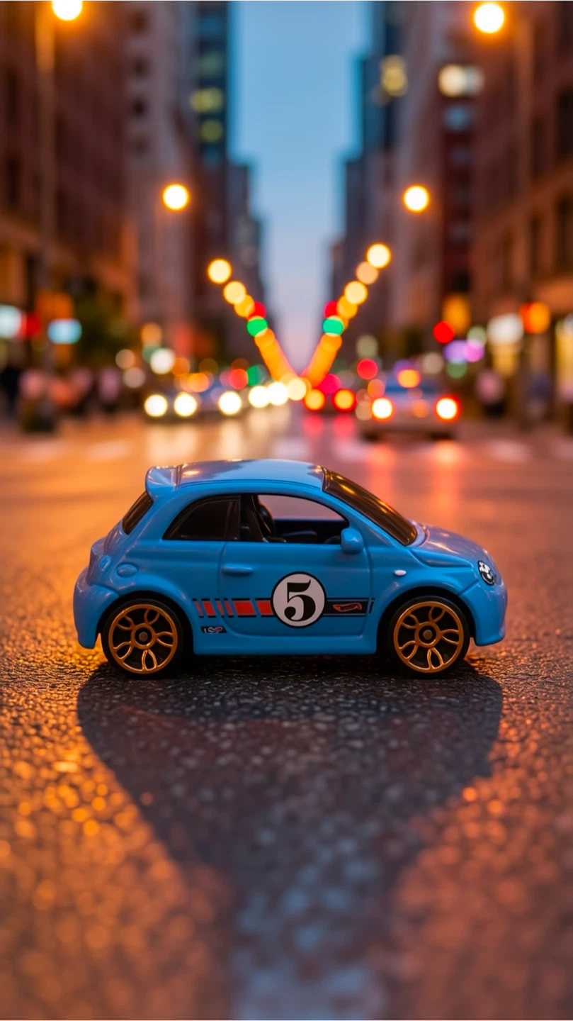 Hot Wheels Fiat 500e set - photo 3