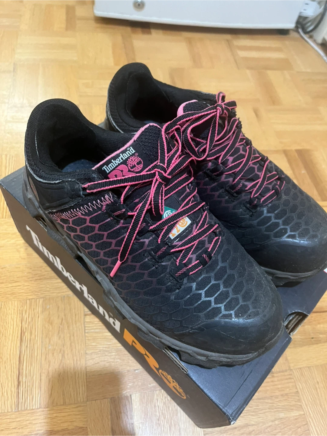 Timberland PRO Safety Shoes Black and Pink