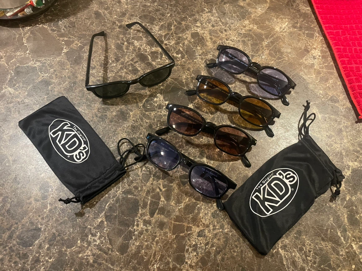 5 Pairs KD's The Original Biker Sunglasses