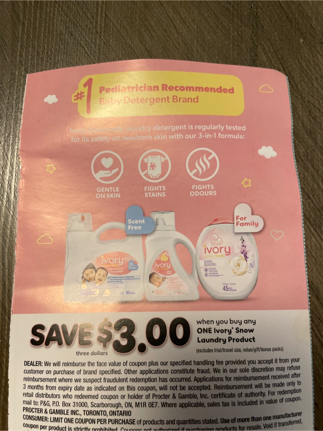 🏈 Ivory Snow Laundry Detergent Coupon