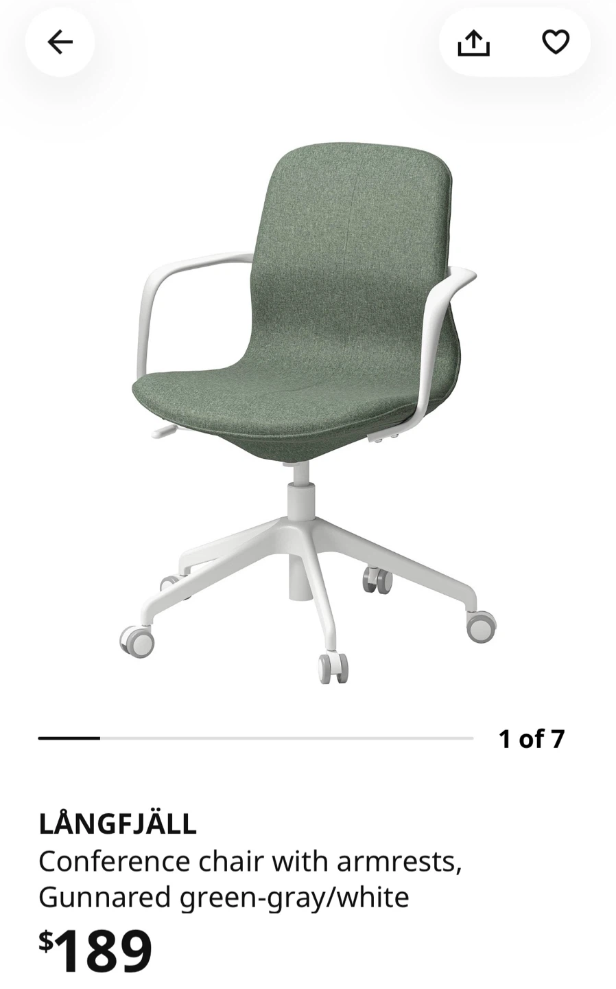 IKEA LÅNGFJÄLL Conference Chair - photo 2