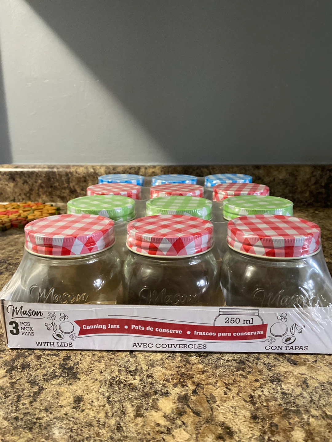 Canning jars