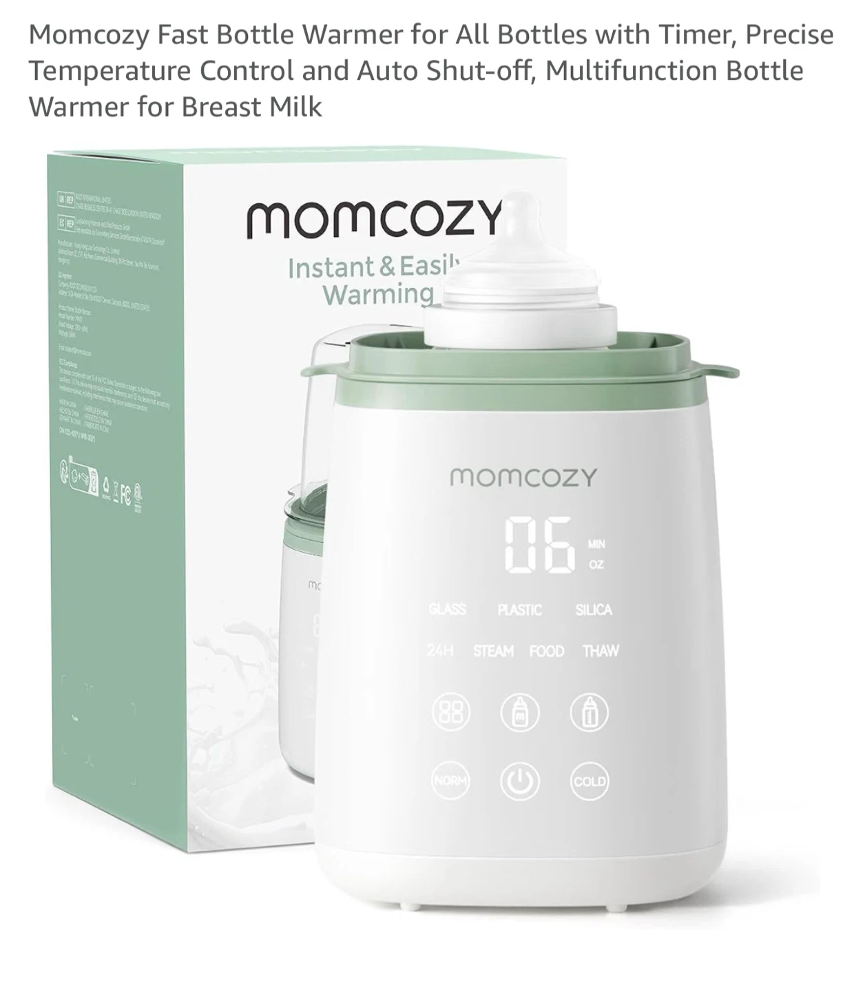Momcozy 10-in-1 Baby Bottle Warmer