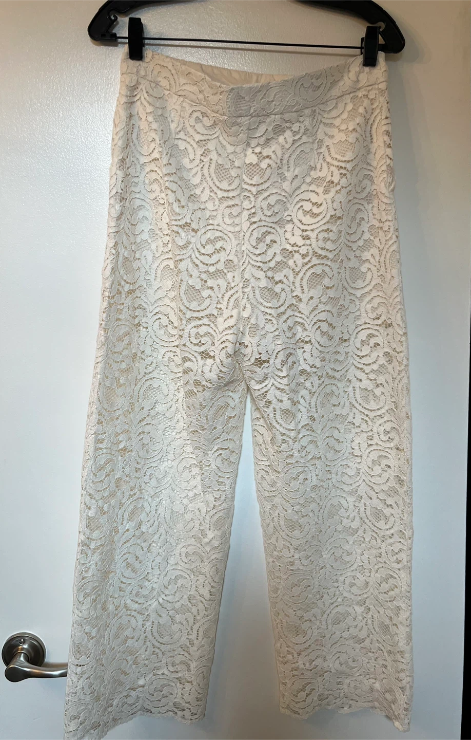 Zara Lace Cropped Trousers 🏈 - photo 5