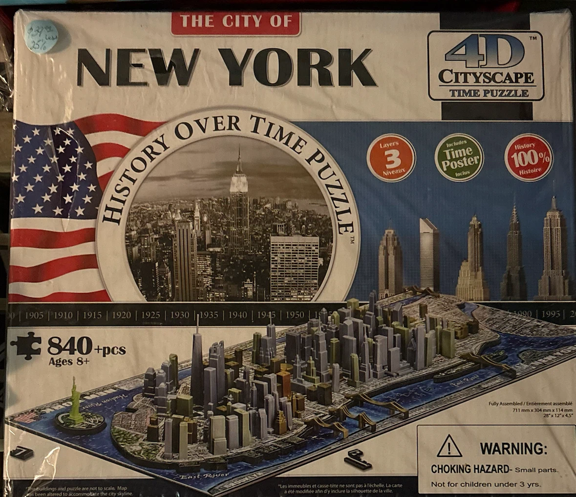 4D Cityscape New York Time Puzzle