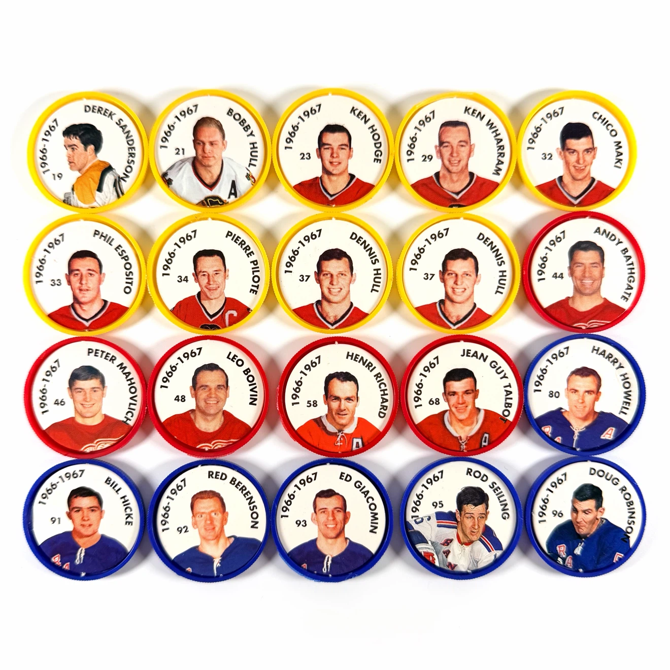 20x Vintage 1995 Parkhurst NHL Hockey Coins 🏈