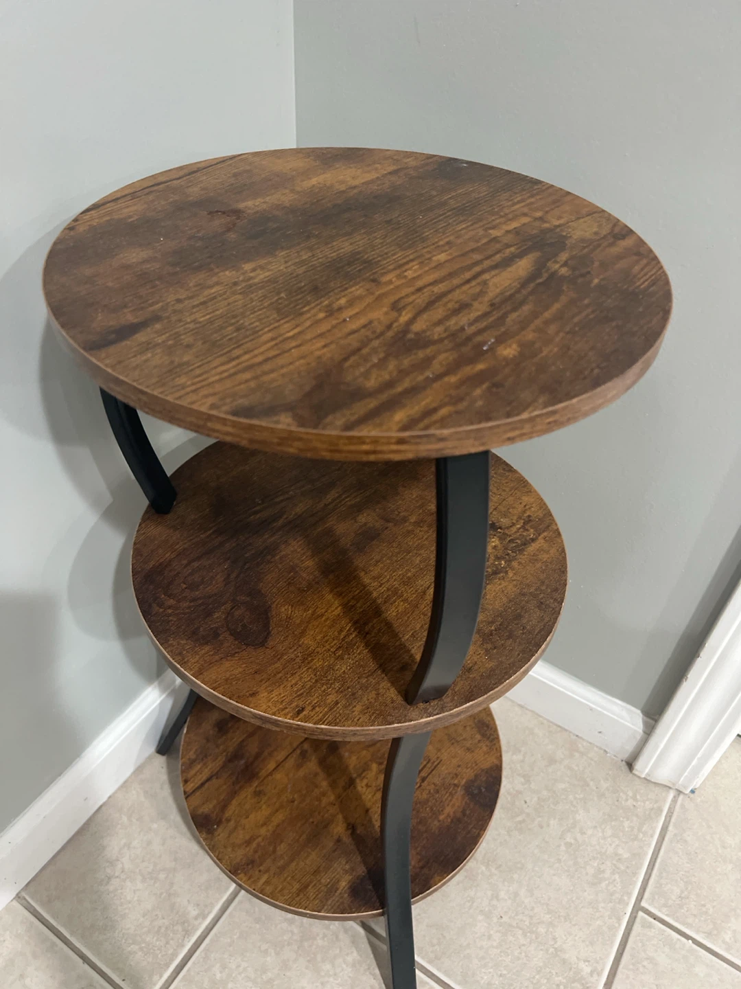 3-Tier Round Side Table - photo 2