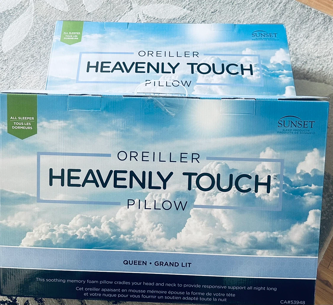 Two Sunset Heavenly Touch Queen Memory Foam Pillows - photo 4