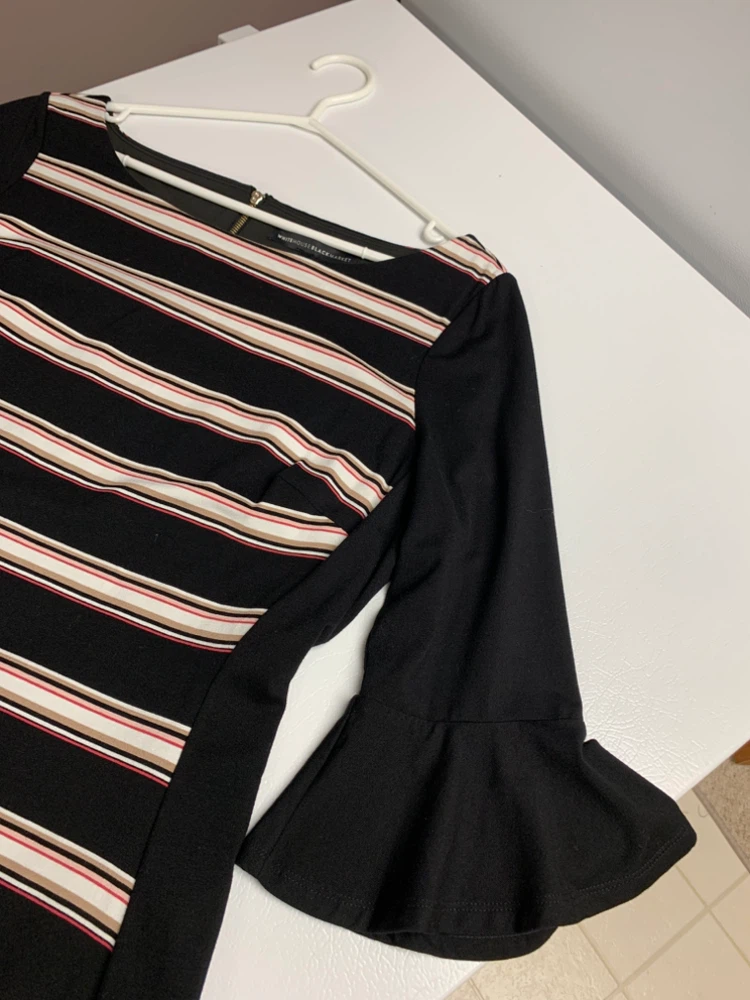 🏈 WHBM Striped Fall Dress - photo 5