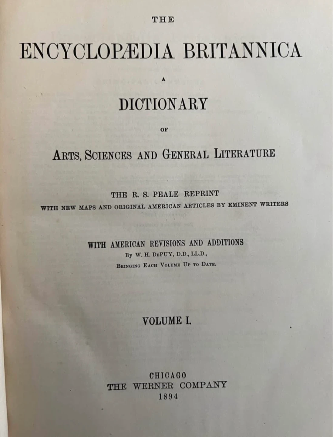 Antique 1894 Encyclopædia Britannica – Ninth Edition - photo 2