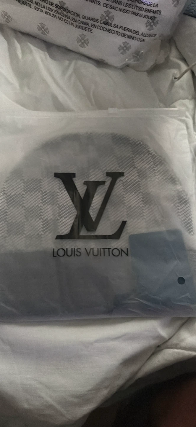 Grey Louis Vuitton Beanie