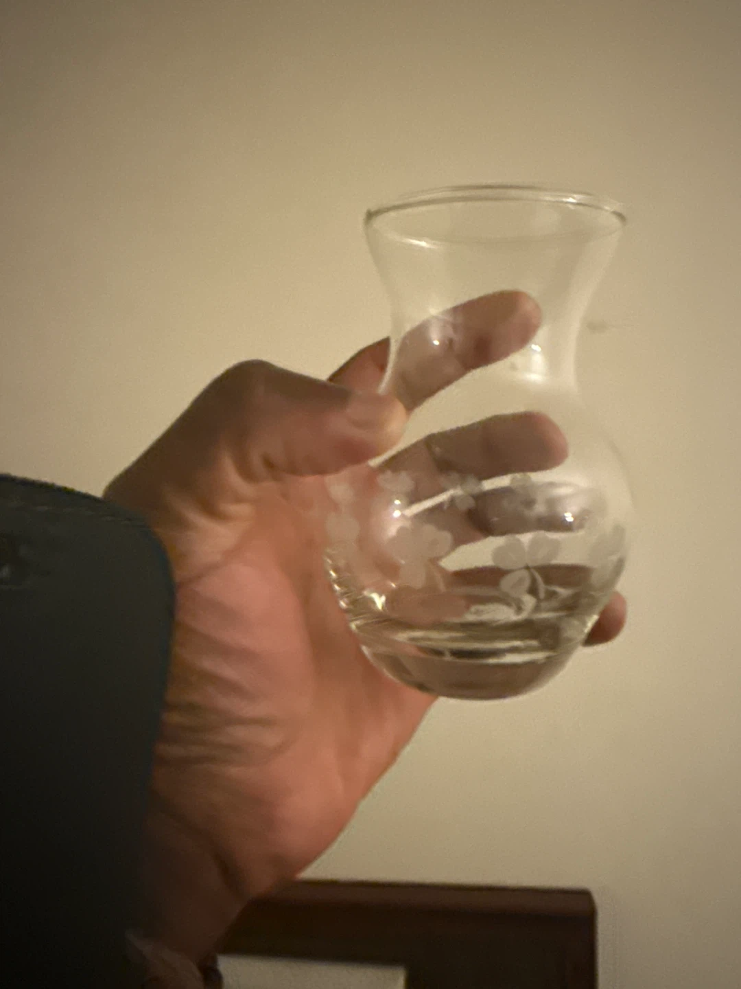 Clear Glass Decorative Vase - photo 2