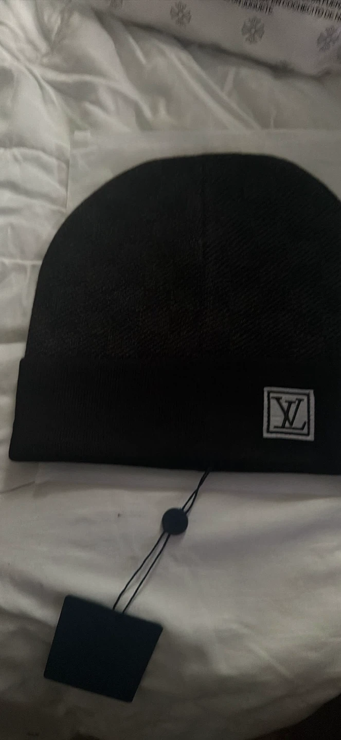 Louis Vuitton Black Beanie