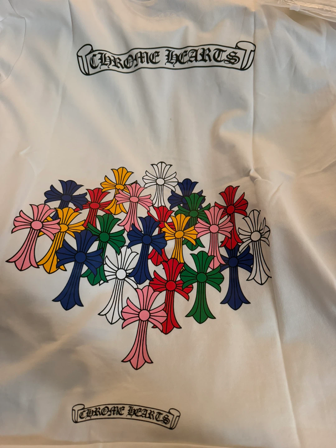 Chrome Hearts Multi-Color Cross T-Shirt - photo 2