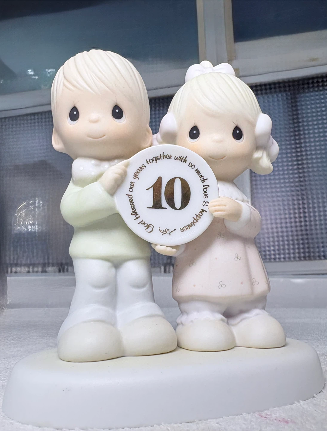 Precious Moments 10th Anniversary Figurine
