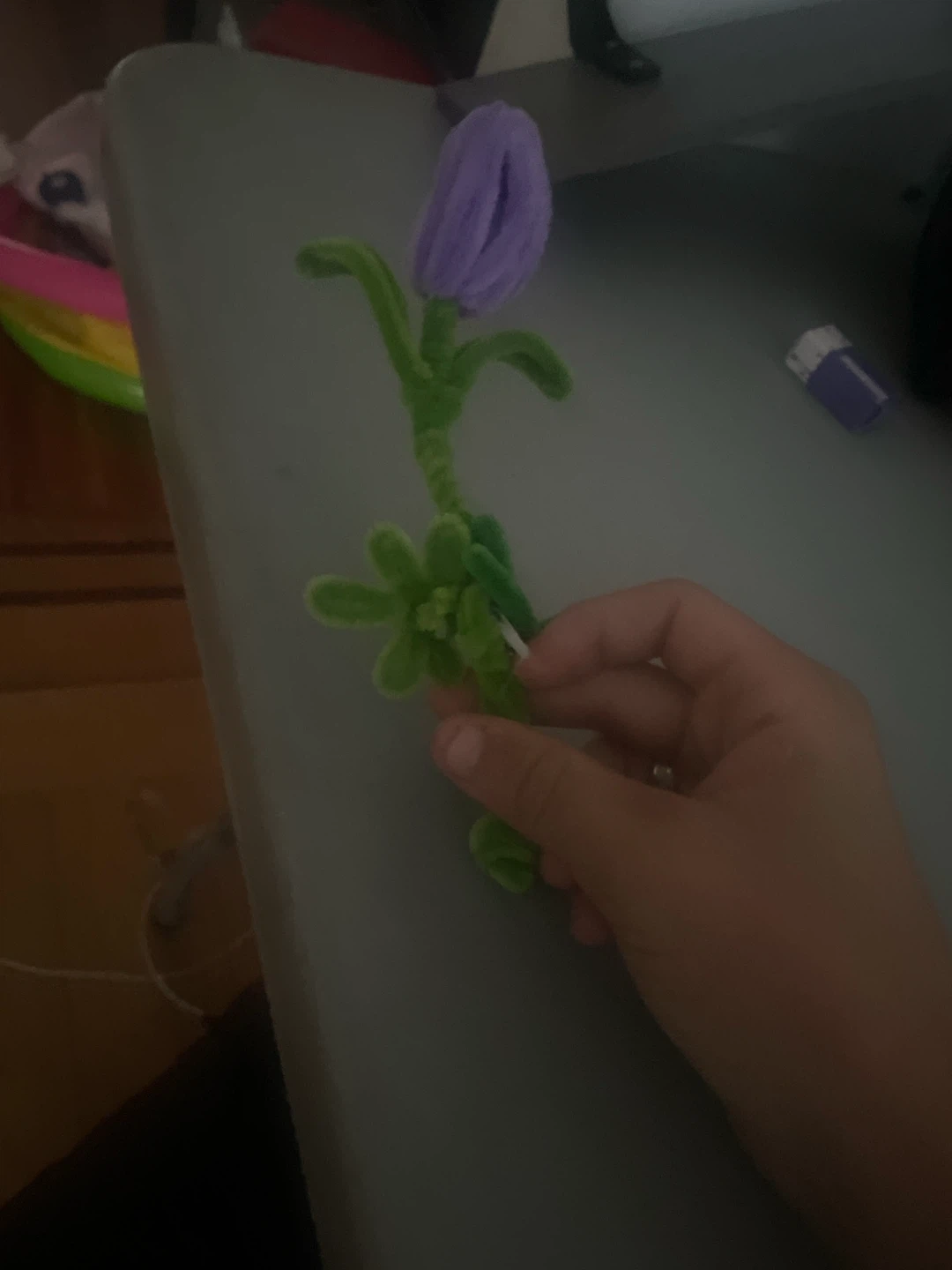 Handmade Pipe Cleaner Tulip Flower