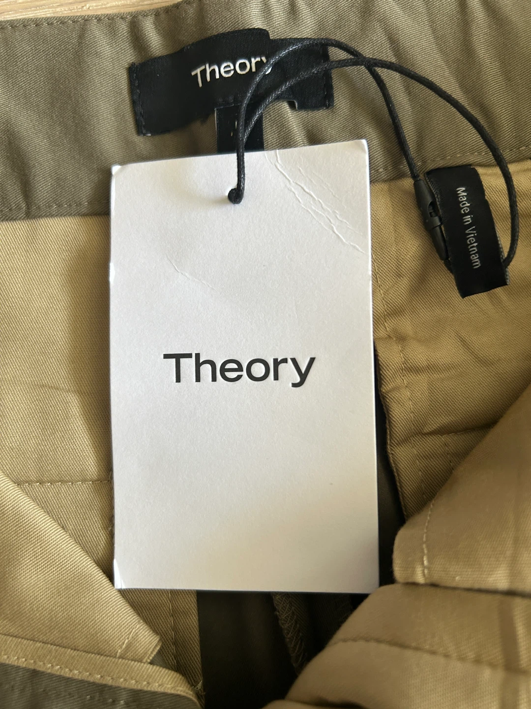 Theory Pleat Soft Chino Shorts - photo 3