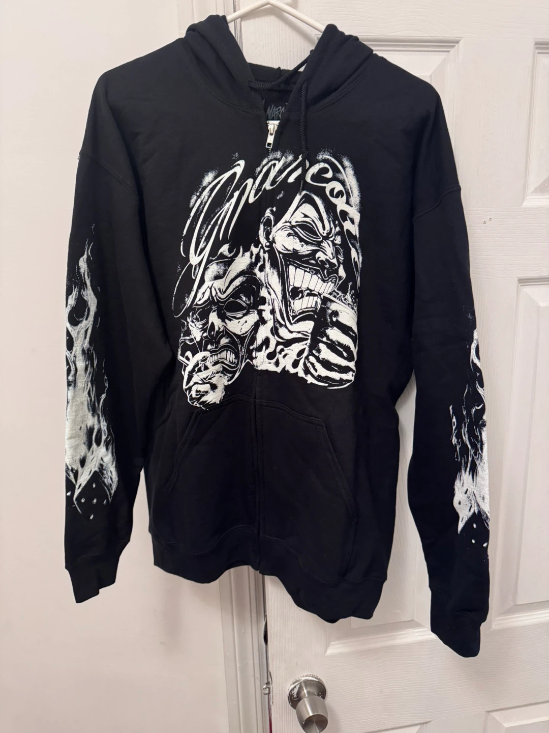 Gnarcoctic Gang Graphic Zip-Up Hoodie