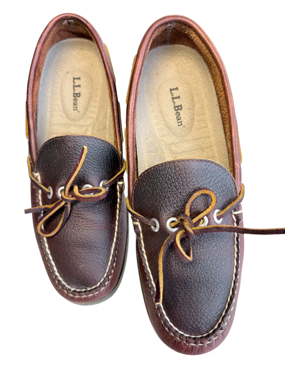 L.L.Bean Leather Boat Shoes - Size 7.5 D - photo 2