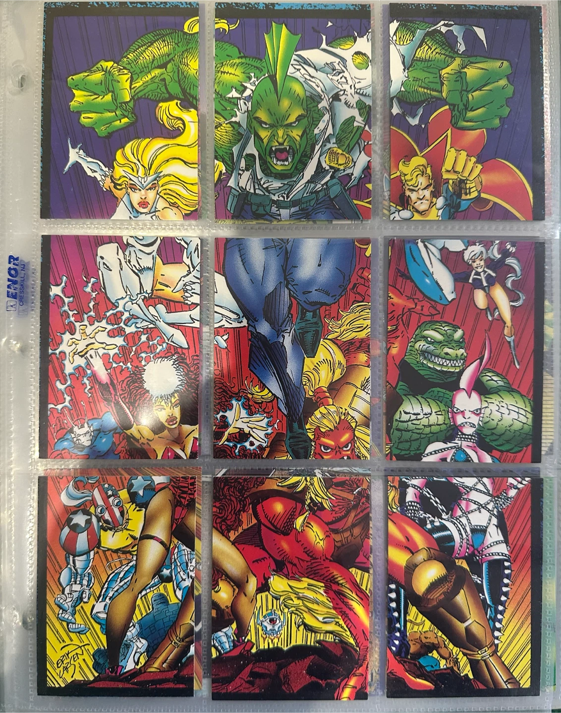 1992 Complete Mint The Savage Dragon Trading Card Set - photo 2