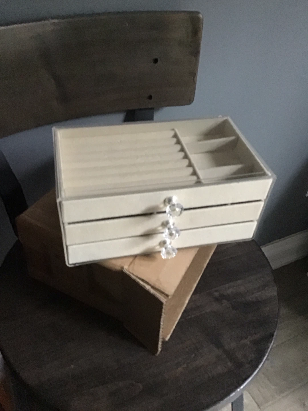 Clear Acrylic 3-Drawer Jewelry Organizer - photo 2