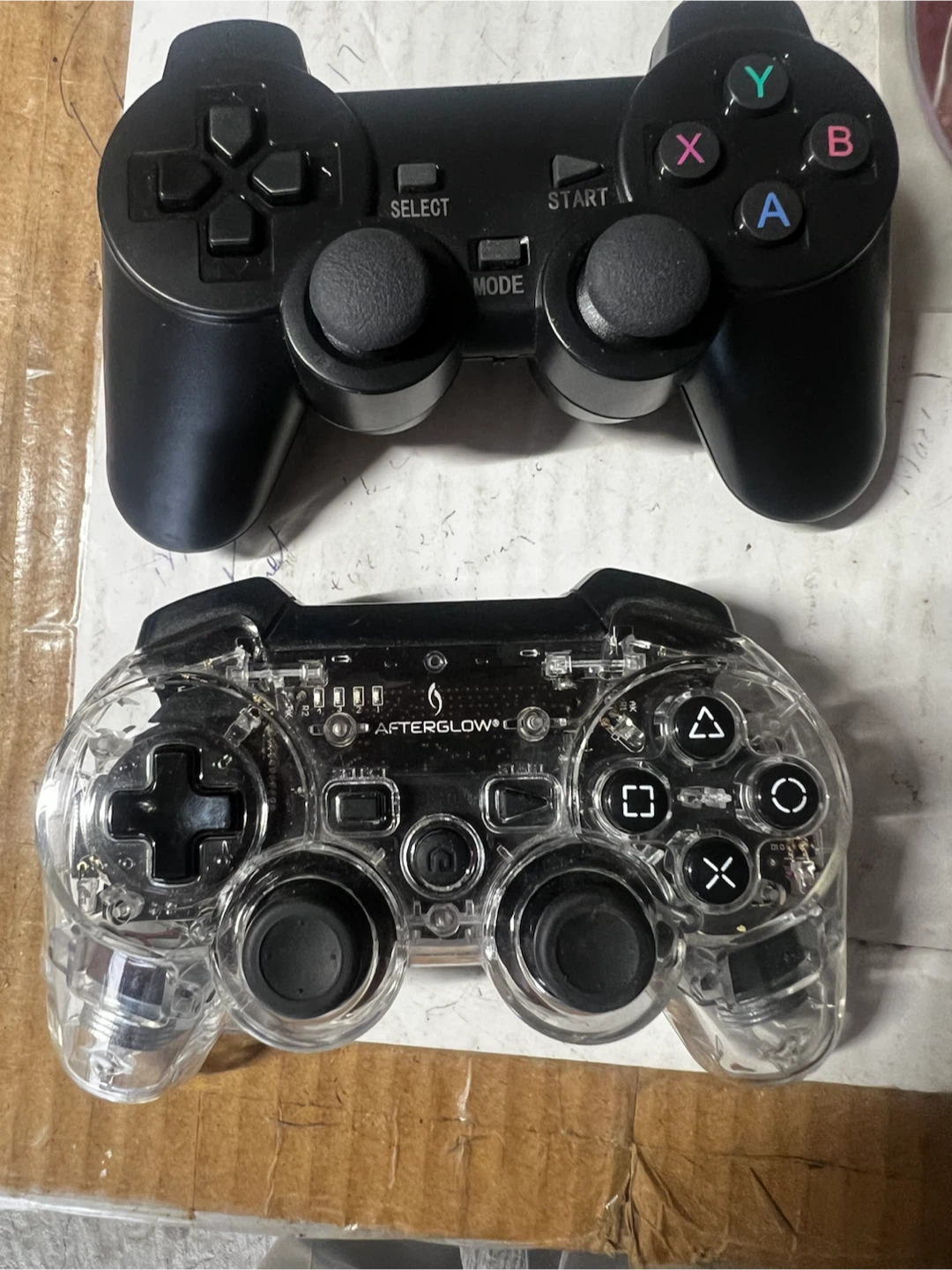 2 PS3Gaming Controllers and one game - photo 2
