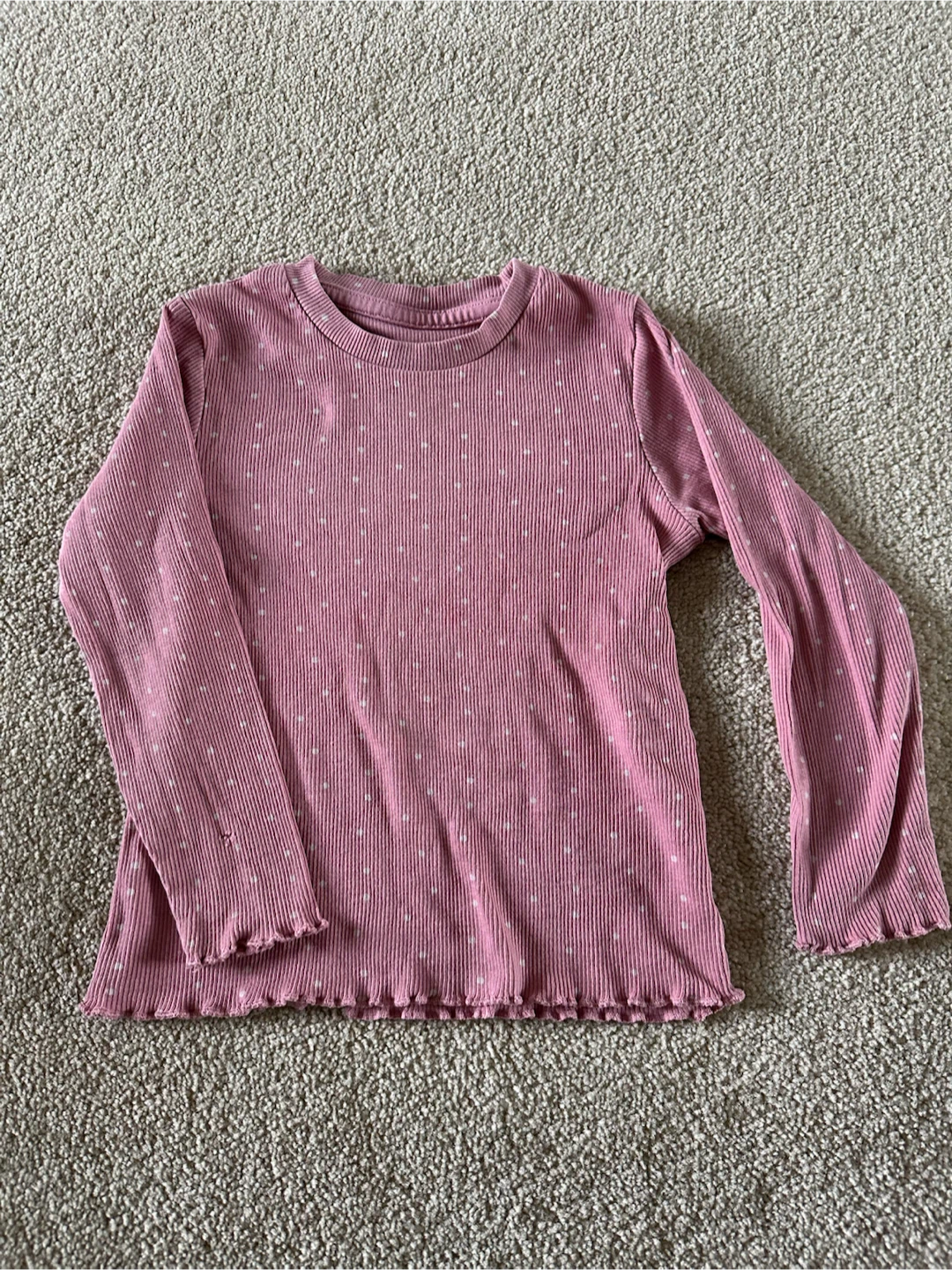 3 Long Sleeve Top for Girls/Pink - photo 2