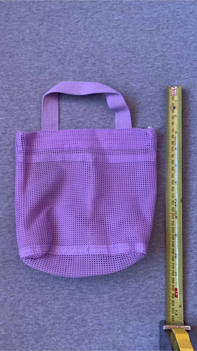 Purple Mesh Zippered Pouch 🏈 - photo 2