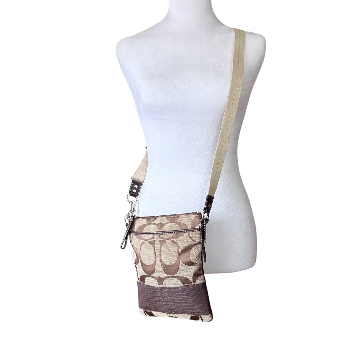 Coach Signature Canvas Crossbody Bag