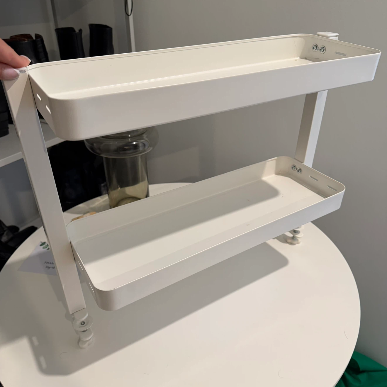 IKEA VATTENKAR Desktop Shelf, White - photo 3