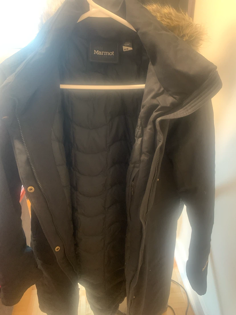 Marmot Black Winter Parka - Medium - photo 2