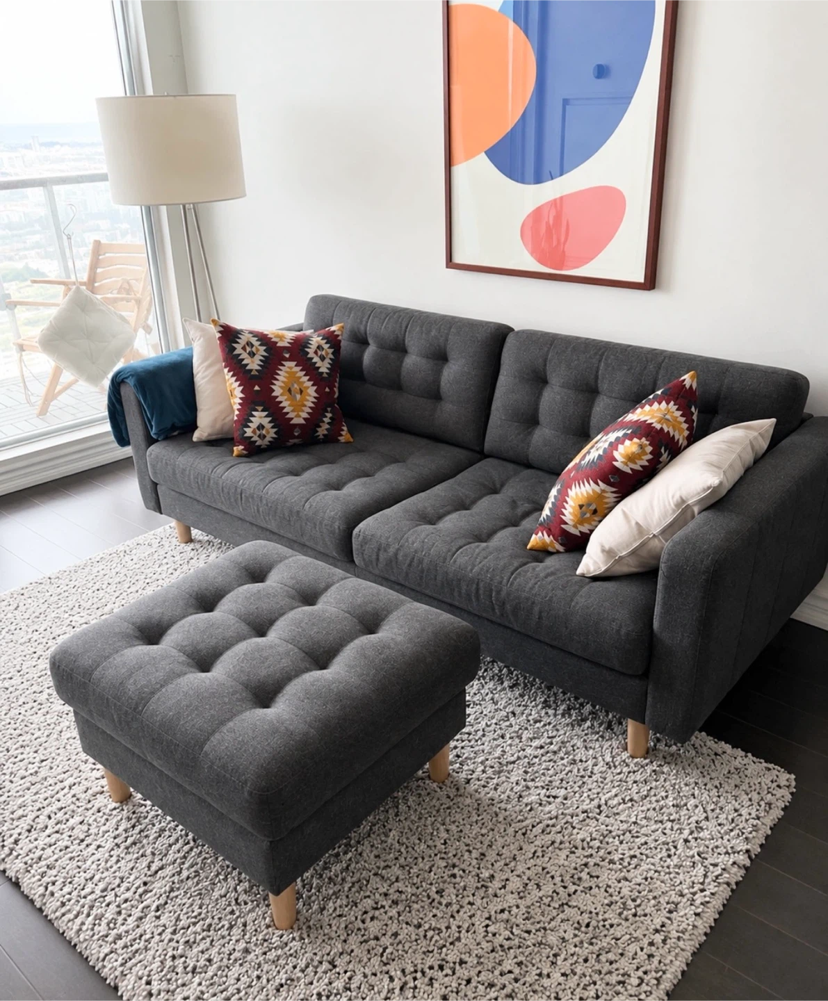IKEA MORABO Sofa & Footstool | Together - photo 2