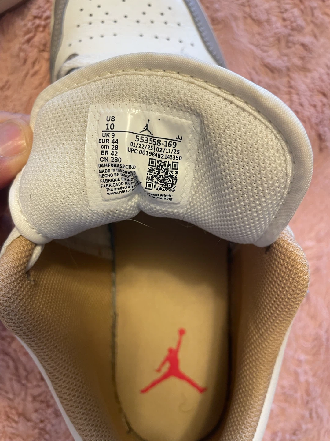 Jordan 1 Low Sneakers Size 10 - photo 2