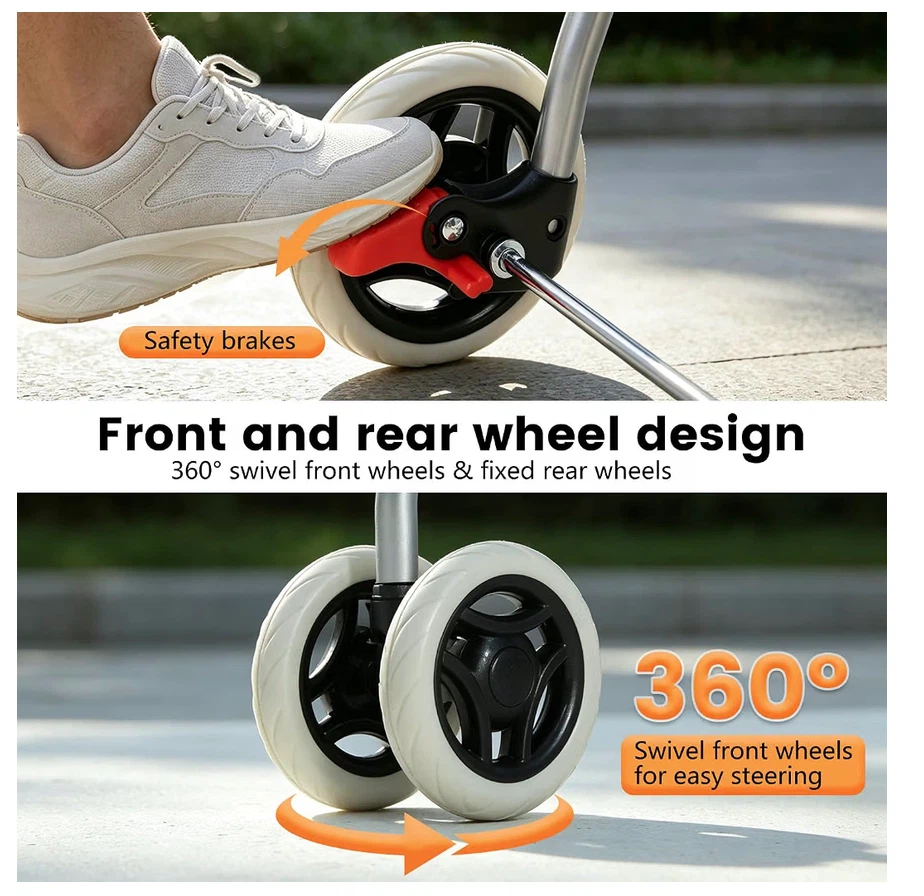 BestPet Orange Pet Stroller - photo 5