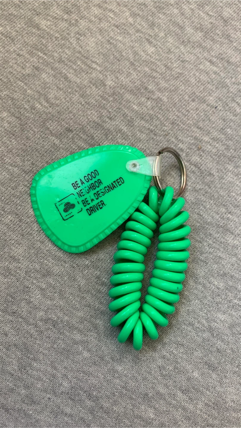 State Farm Designated Driver Keychain with Coil Wristlet 🏈