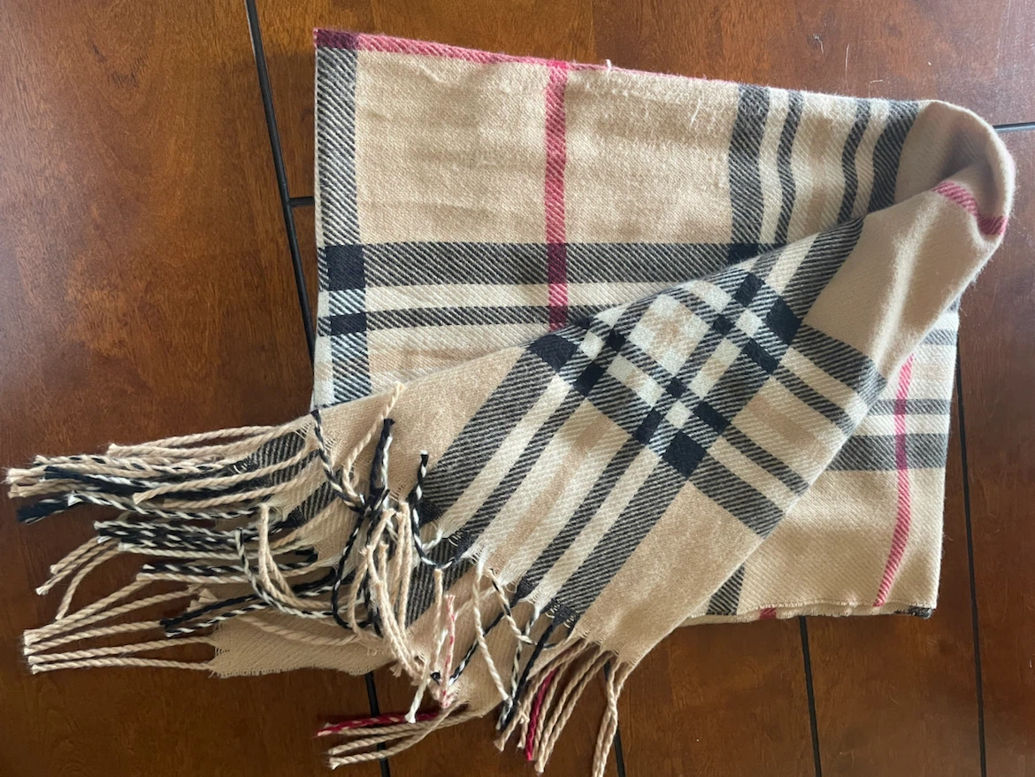 Classic Plaid Check Scarf