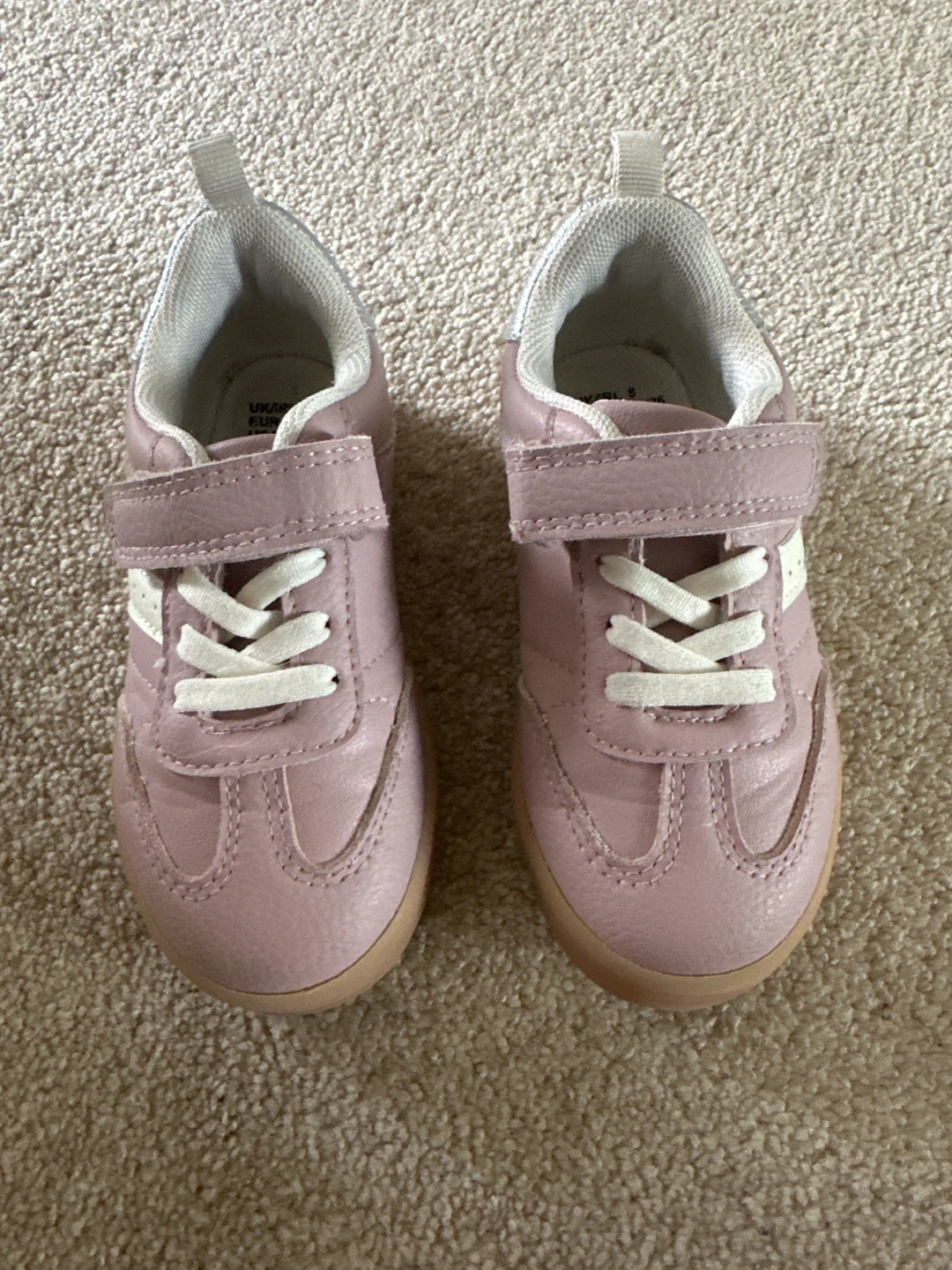 Pink Sneakers/Trainers US9 EU25/26