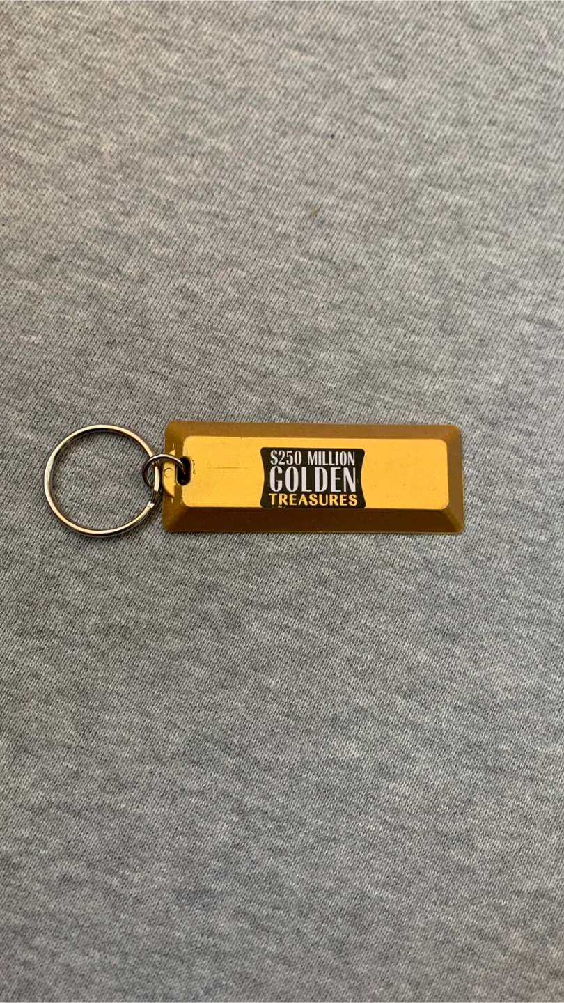 Golden Treasures $250 Million Key Chain 🏈