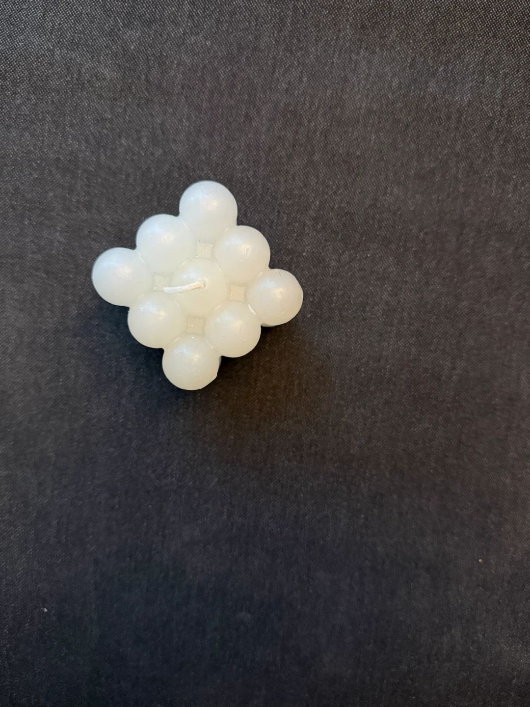 White Bubble Candle