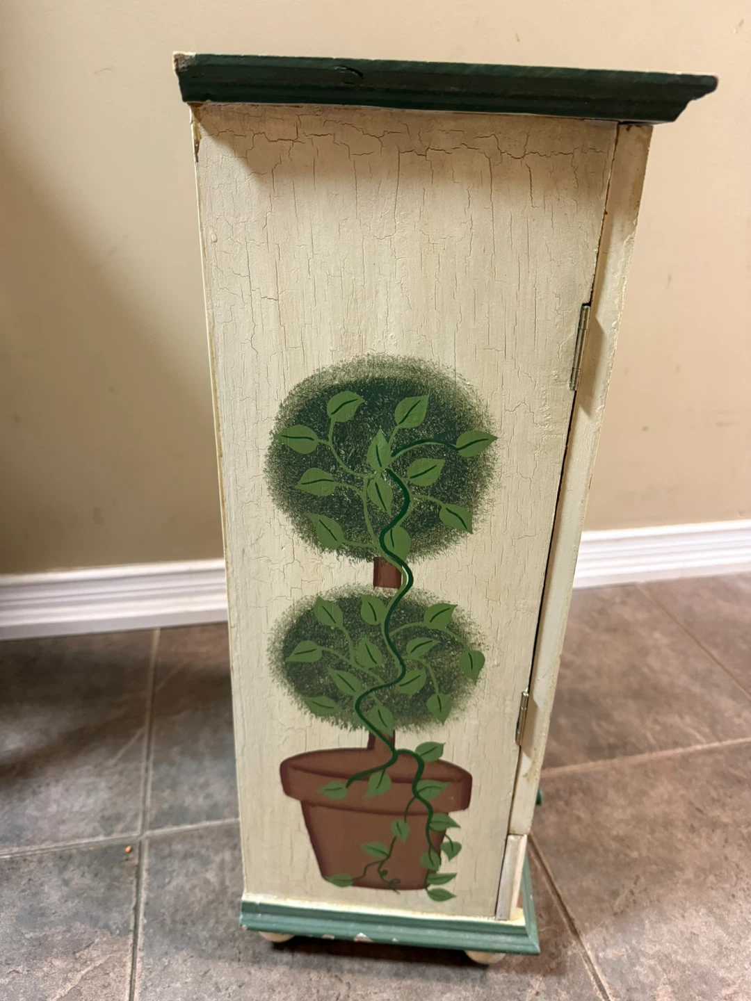 Wooden doll wardrobe with drawer 🏈 - photo 4